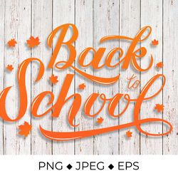 Lettering Back to school