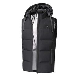 be warm heated vest with hoodie