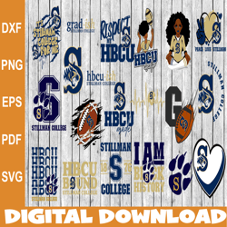 Bundle 20 Files Stillman College Football Team Svg, Stillman College svg,  HBCU Team svg, Mega Bundle, Designs, Cricut