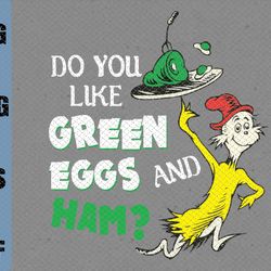 green eggs ham svg, png, eps, dxf, digital download svg