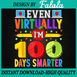 happy 100 days of virtual students png, 00th day of school png - 100 days smarter 100 days png sublimation