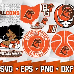 bowling green falcons svg bundle , ncaa svg, logo ncaa bundle svg eps dxf png,digital download ,instant download