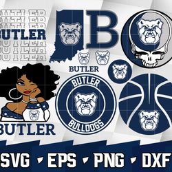 butler bulldog svg bundle , ncaa svg, logo ncaa bundle svg eps dxf png,digital download ,instant download