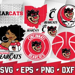 Cincinnati Bearcats SVG bundle , NCAA svg, NCAA bundle svg eps dxf png,digital Download ,Instant Download