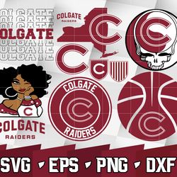 colgate raiders svg bundle , ncaa svg, ncaa bundle svg eps dxf png,digital download ,instant download