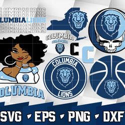 columbia lions svg bundle , ncaa svg, ncaa bundle svg eps dxf png,digital download ,instant download