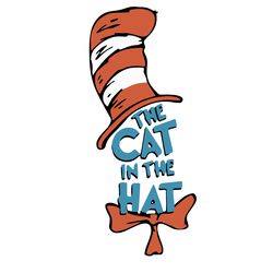 dr seuss svg, dr seuss clipart, dr seuss birthday, dr seuss cat svg digital download