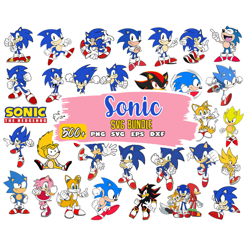 Hedgehog Svg, sonic Svg, Sonic Head Svg, sonic png, Layered SVG bundle, svg files for cricut.jpg