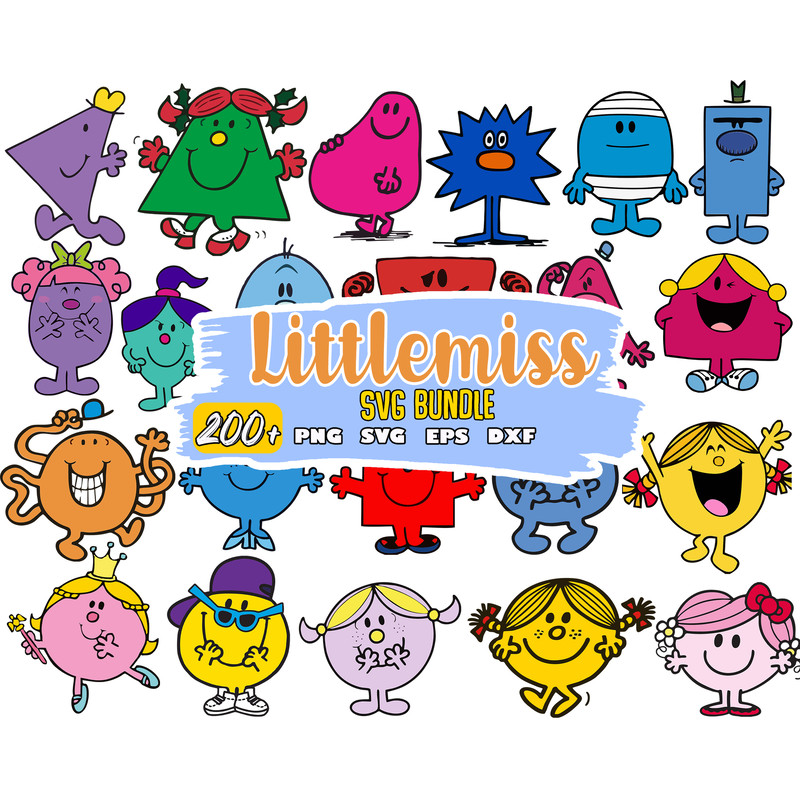 Little Miss Svg, Bundle Funny Cartoon, Joke Gift, Funny Sublimation Designs.jpg