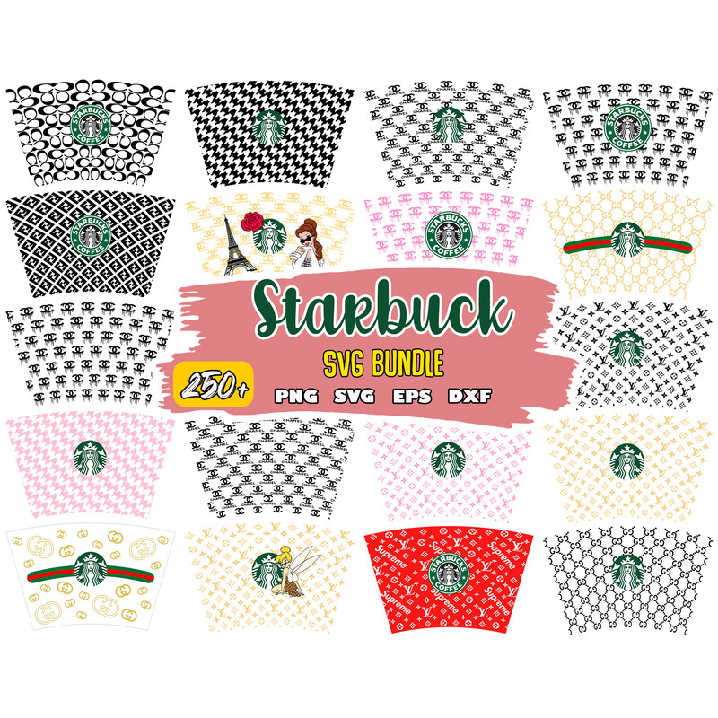 Starbucks Wrap SVG, Starbucks bundle svg, svg file for cricut, Instant Download.jpg