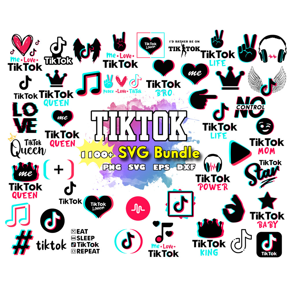 Tiktok Cricut Svg, Tik Tok Queen Svg, Tik Tok Star Svg, Svg bundle.jpg