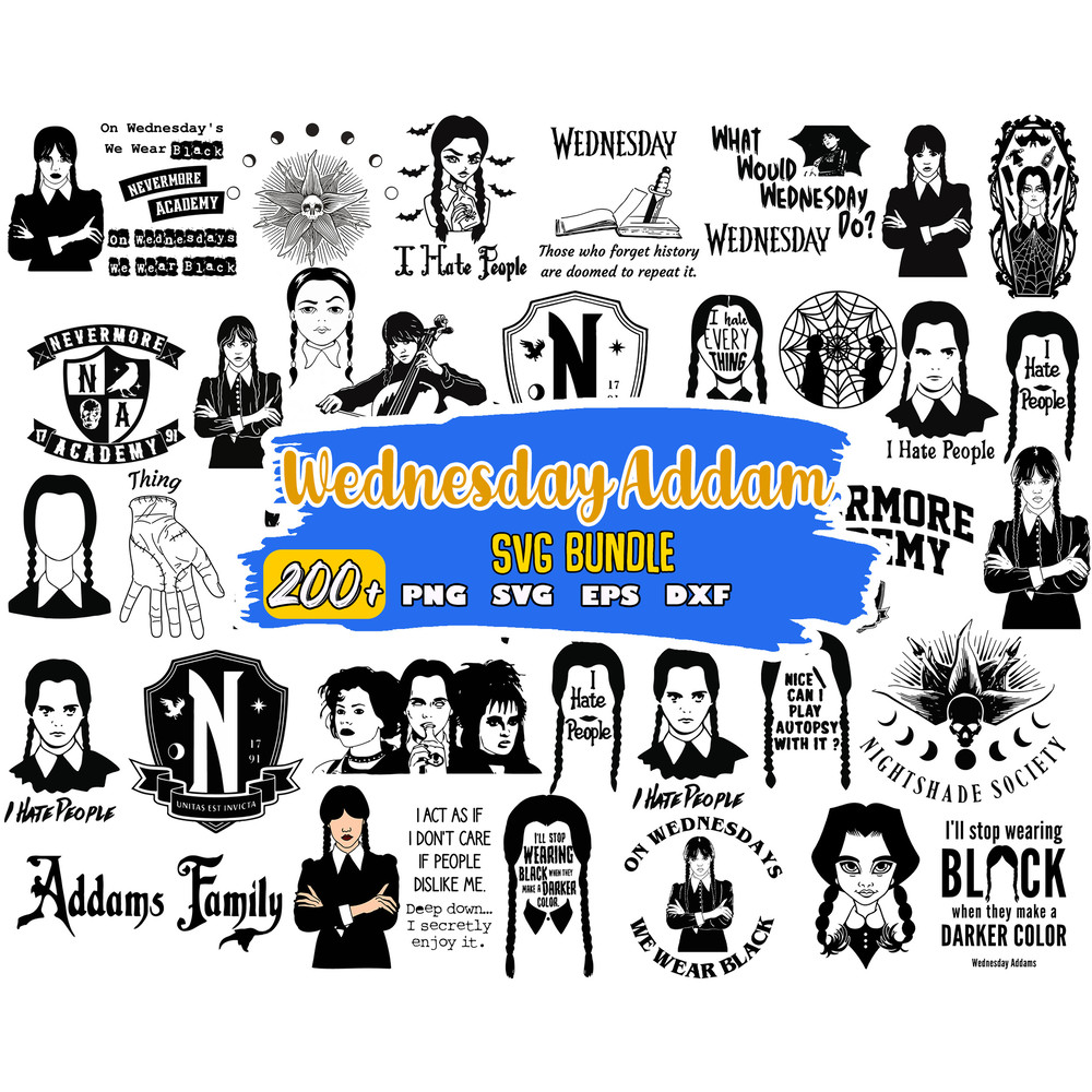 Wednesday SVG, Wednesday Adam, Addams Family, Jenna Ortega, Wednesday Png.jpg