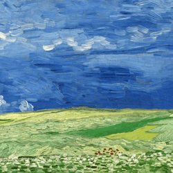Samsung Frame TV Art Van Gogh's Wheatfield under Thunderclouds Samsung Art TV  Digital Download  Frame TV Art