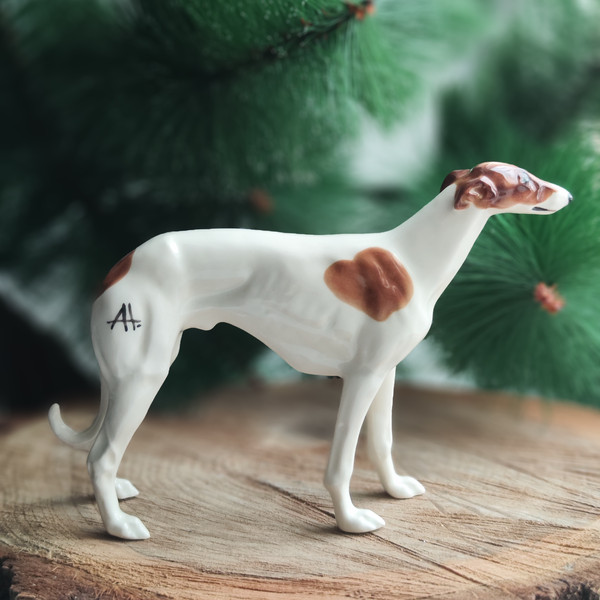 vintage Statuette porcelain Greyhound