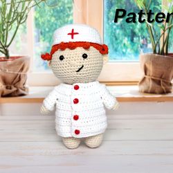 Doctor Crochet Pattern, Amigurumi Doctor Pattern