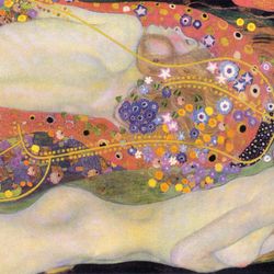 samsung frame tv art gustav klimt's water serpents ii digital download for samsung frame samsung art tv