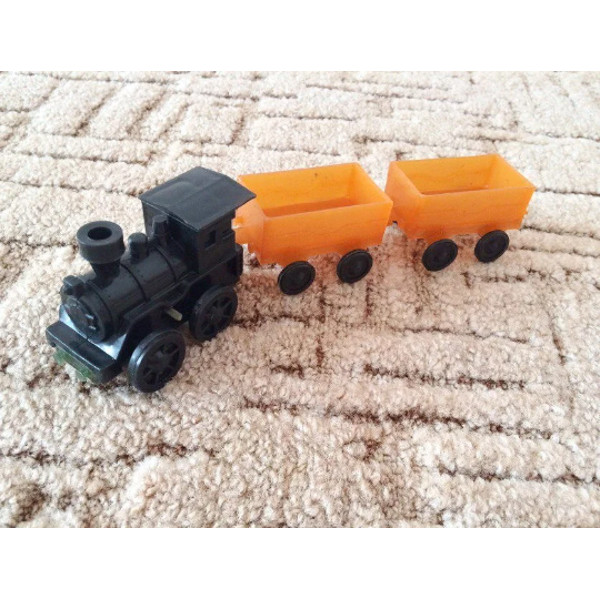 train wind up russian toy vintage