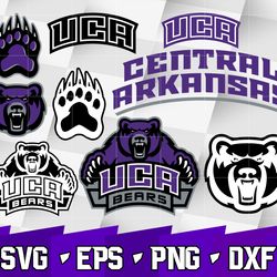 central arkansas bears svg bundle , ncaa svg, ncaa bundle svg eps dxf png,digital download ,instant download