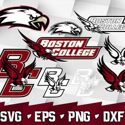 Boston College Eagles SVG bundle , NCAA svg, NCAA bundle svg eps dxf png,digital Download ,Instant Download
