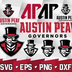 Austin Peay Governors SVG bundle , NCAA svg, NCAA bundle svg eps dxf png,digital Download ,Instant Download
