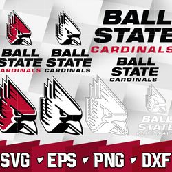 ball state cardinals svg bundle , ncaa svg, ncaa bundle svg eps dxf png,digital download ,instant download