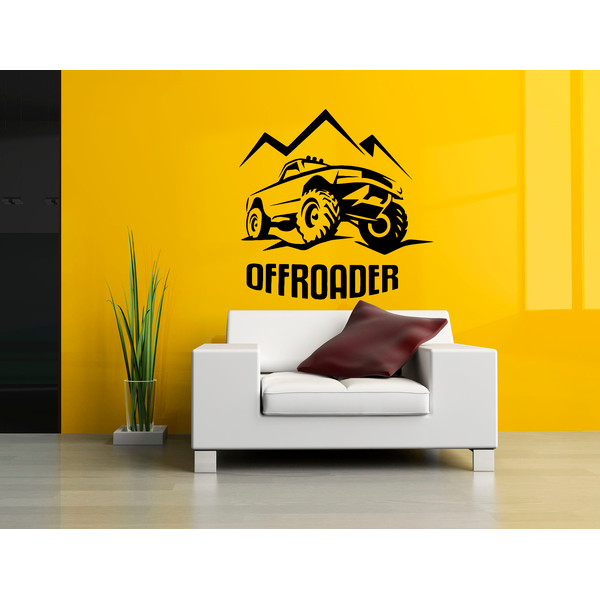 Offroader Sticker Racing On Off-Road Vehicles 4x4 Car Auto Garage