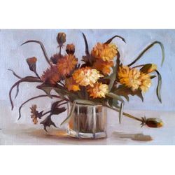 Dandelion Painting Digital File Download Floral Artwork by Svetlana