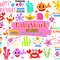 Birthday shark svg, Layered SVG, cricut, cut files, layered digital vector file.jpg