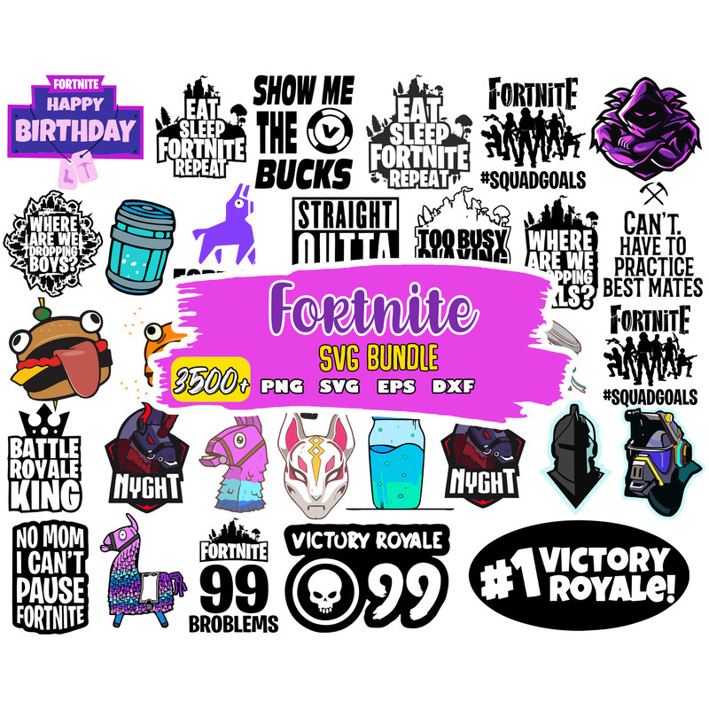 FORT NITE SVG, Fortnight Svg , Gamer svg file , svg Cricut gamer file , fortnight svg , marshmallow svg , instant download.jpg