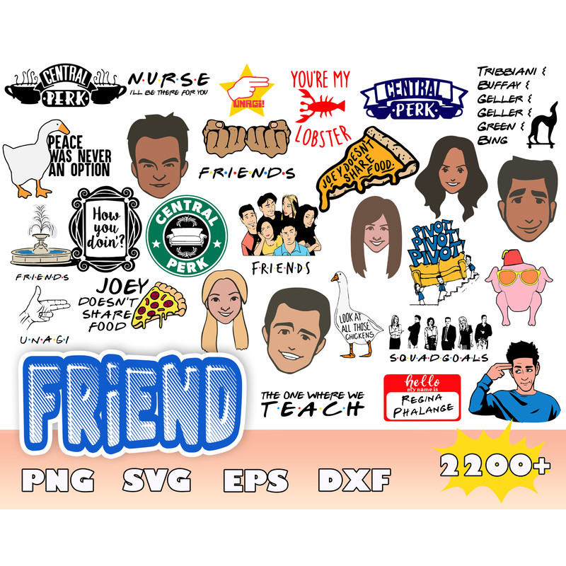 2200 Friends Svg Bundle, Friends Png, Friendship Svg, Cricut, Bestseller.jpg