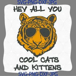 hey all you cool cats and kittens arole baskin, joe exotic svg, tiger king, florida logo, joe svg, cool cats and kittens