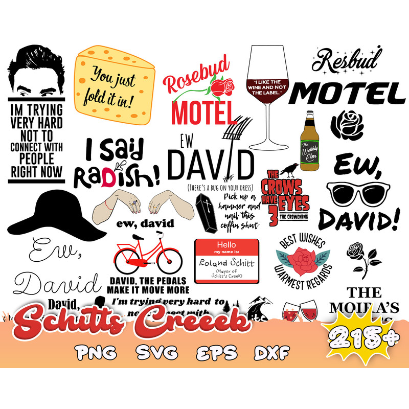Ew david svg bundle, schitts creek svg, ew david png, Svg for cricut, layered files, schitts creek vector, Instant Download.jpg