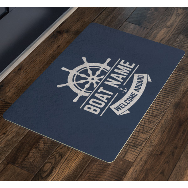Boat gift Personalized Boat Name doormat Boat accessories Boat decor.png