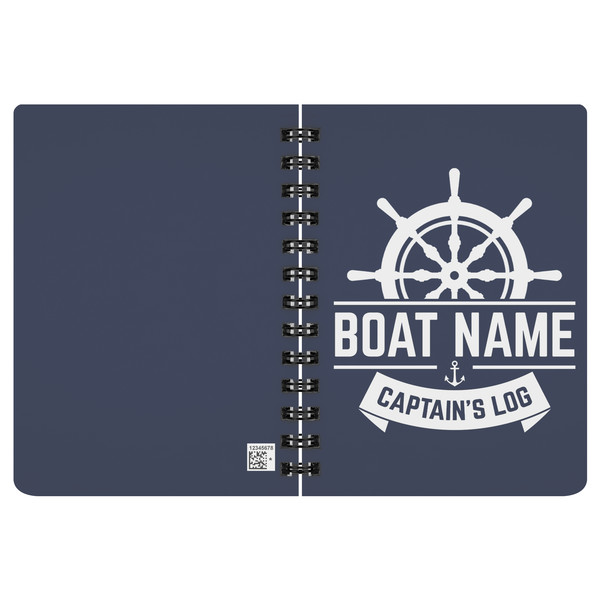 Captain's log Personalized spiral notebook Boat accessories.png