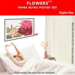 002 retro poster (big) flowers