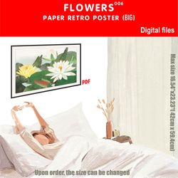 006 Retro poster (BIG) FLOWERS
