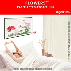 013 retro poster (big) flowers
