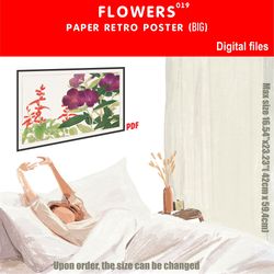 019 retro poster (big) flowers