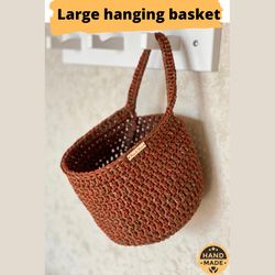 Large Wall hanging basket, Vegetable Storage hanging basket, Hanging Planter, Hanging fruit basket waterproof