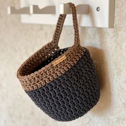 Medium Wall hanging basket, Vegetable Storage hanging basket, Hanging Planter, Hanging fruit basket waterproof