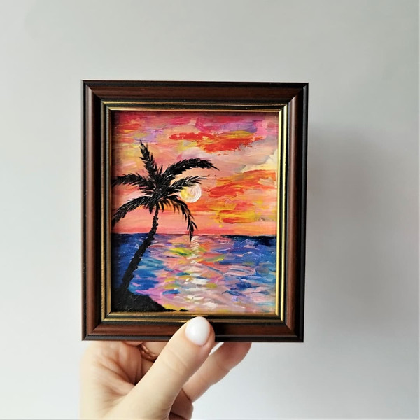Palm-tree-acrylic-painting-small-wall-decor-framed-art.jpg