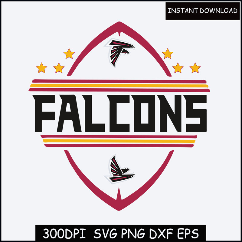 Falcons svg , Football SVG Digital Clipart Png Eps Pdf Dxf.jpg