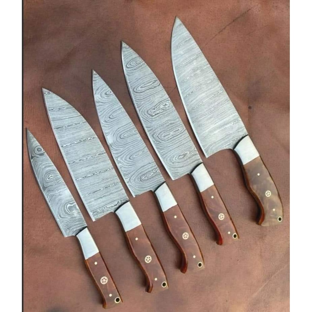 Damascus Chef Set of 5 Pieces