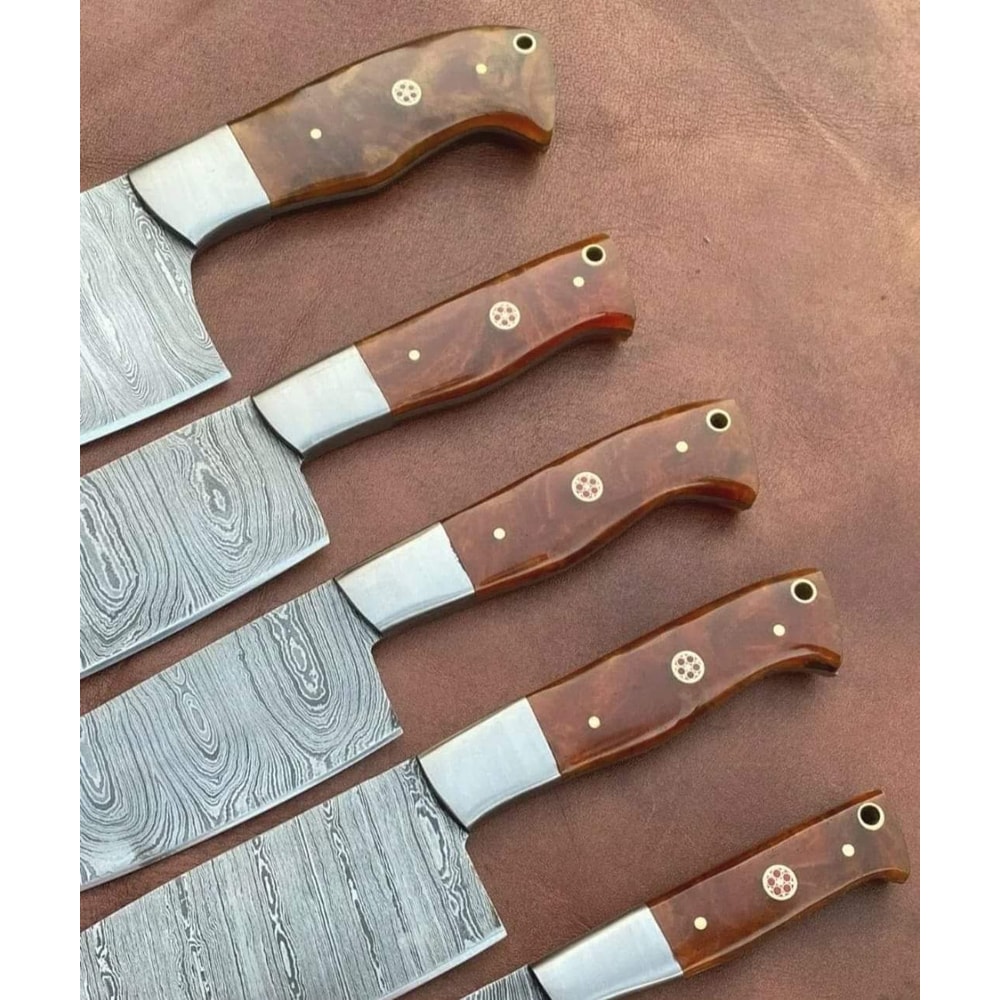 Damascus Chef Set of 5 Pieces