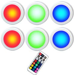 color pods - 2 pack led with remote