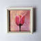 Pink-tulip-painting-impasto-acrylic-framed-art-small-wall-decor.jpg