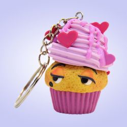 Keychain for girlfriend, St. Valentine's Day gift, pink keychain for women, cute keyring charm, ladies keychains