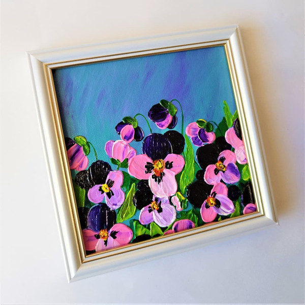 Canvas-painting-wall-decor-purple-pink-pansies-flowers-art-impasto.jpg