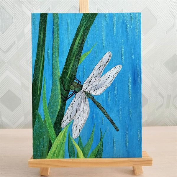 Acrylic-dragonfly-painting-with-crystals-insect-on-canvas-board-wall-decor.jpg