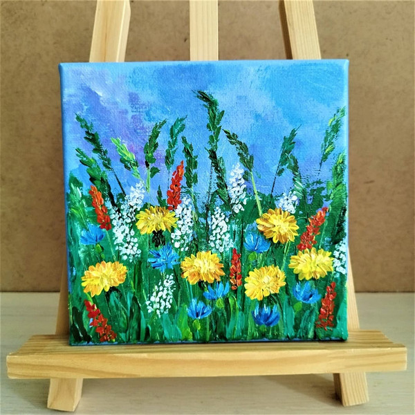 Dandelion-wildflowers-acrylic-painting-canvas-wall-decor.jpg
